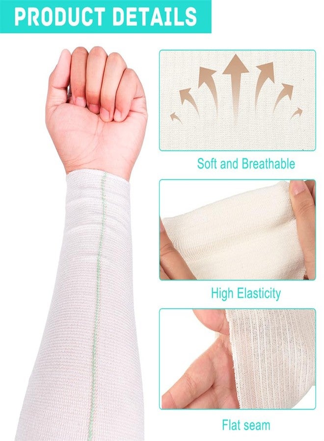 Yeasing Tubular Bandage Elasticated Tubular Bandages Washable Support Sprain Bandage Conforming Retention Bandages for Small Limbs Wrist Elbow 5CM X 5M - Image 3